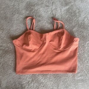 Ribbed Crop Top: medium